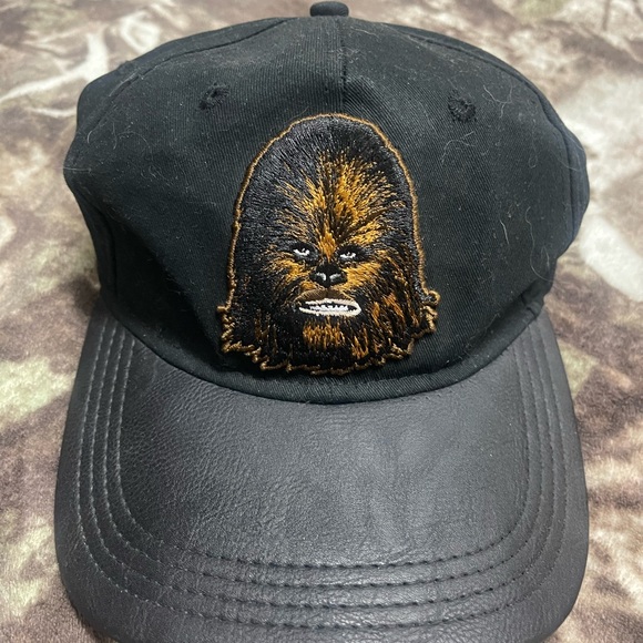 Star Wars Other - Star Wars Black and Red Cap with Chewbacca Vintage